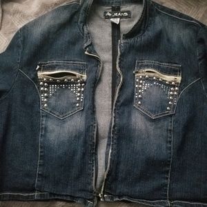 Jean Jacket - cropped style 3x